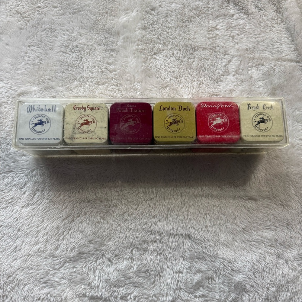 Vintage A Kentucky Club Tobacco Tins of 5 Tins